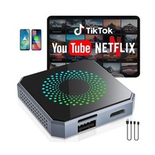 5-in-1 Wireless CarPlay Android Auto Adapter with Netflix/YouTube, Support...