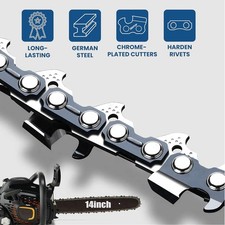 Sägekette 35cm für Bosch AKE35 S/AKE35-19S/AKE35-18S/AKE35-18S 3/8" 1,1mm 52 TG