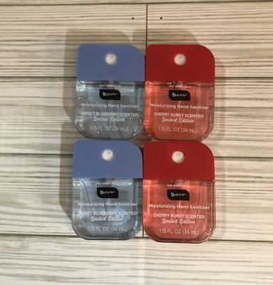 BPure Hand Sanitizer 2 Sweet Blueberry, 2 Cherry Burst B Pure B Pure