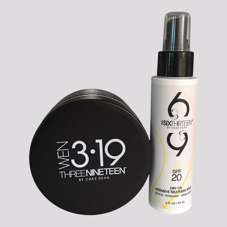 Aceite seco para cabello y cuerpo WEN Chaz Dean 613 SixThirteen limón romero vainilla 3 fl oz Foto 4 de 4