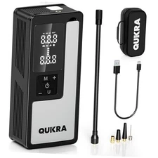 P009 Tire Inflator Portable Air Compressor, 4× Faster 150PSI Air Pump, Auto 