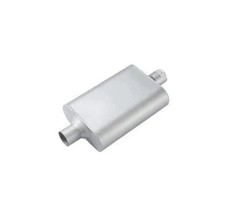 Universal Mufflers Dual Chamber inlet ID outlet ID overall 17" 2.5"