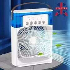 Portable 3 in 1 Fan Air Conditioner Household Small Air Cooler LED Night Lights