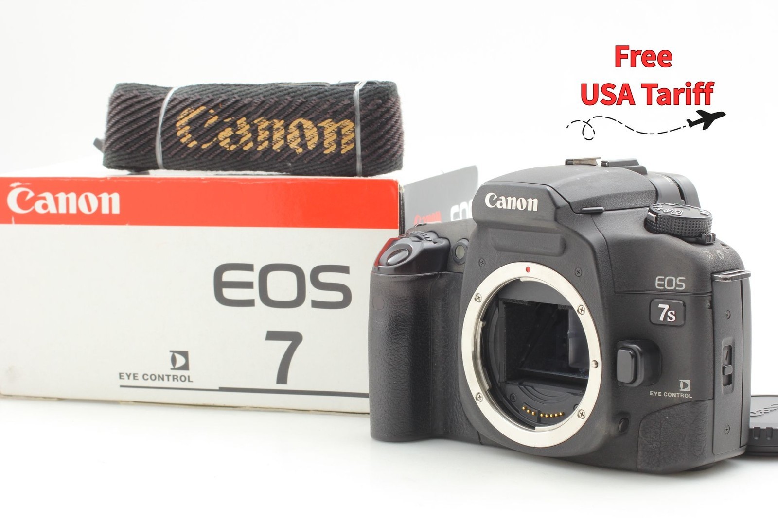 [Near MINT in Box] Canon EOS 7S ELAN 7NE SLR 35mm Film Camera Black From JAPAN