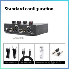 Microphone Amplifier 2 Channel Amplifier for Podcasting Home Recording Music