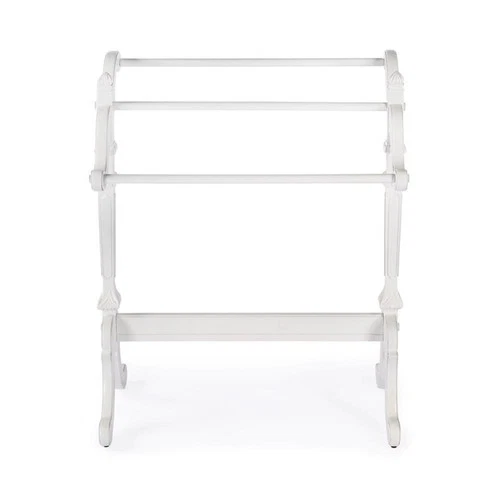 Butler Specialty Company Newhouse Solid Wood Blanket Stand - White - Picture 2 of 6