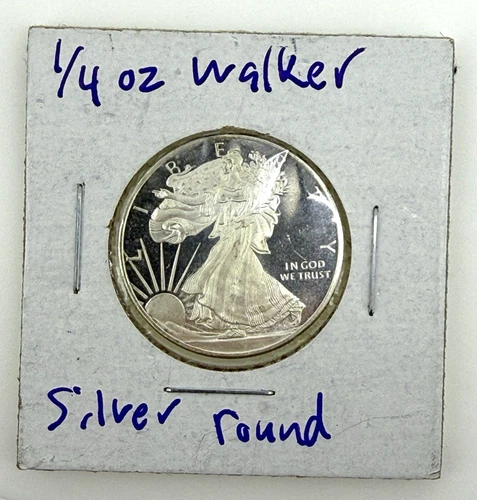 Golden State Mint 1/4 Troy Ounce .999 Fine Silver Walking Liberty Coin