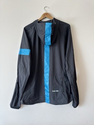 Rapha Spray Jacket Team Sky Light Cycling Windbreaker Size Men's