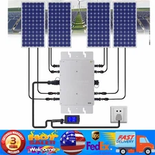 1200W Micro Solar Panel Smart Inverter Pure Sine Wave MPPT Grid Tie Inversor New