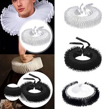 Elizabethan Costume Clown Neck Ruffle Collar for Medieval Photo Props Party