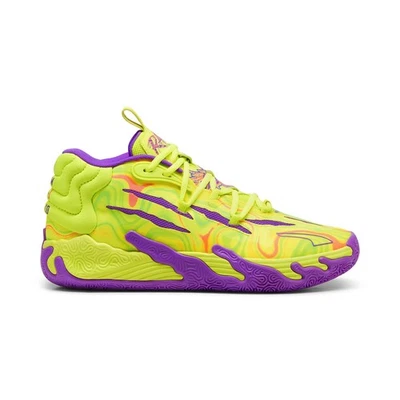 Puma Lamelo Ball MB.03 Spark 37989801 Mens Green Athletic Basketball Shoes - Image 1 of 4