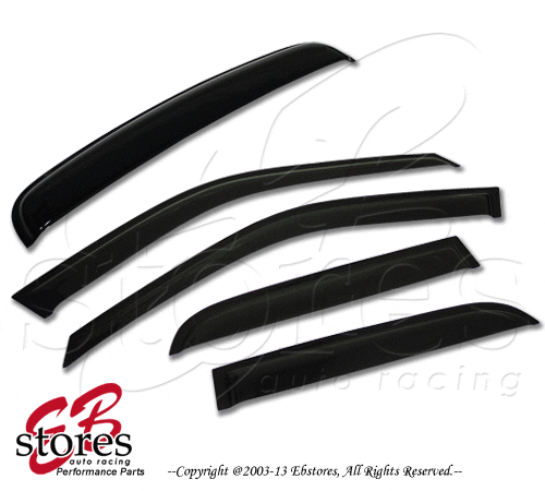 In-Channel 2.0mm Rain Guards Visor Sun roof 5pcs Mercury Mystique 1995-2000 - Picture 3 of 5