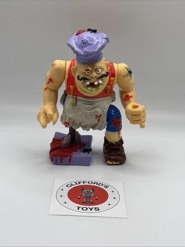 Vintage TMNT Pizza Face 1990 Action Figure Playmates Pizza face