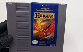 Nintendo NES - Advanced Dungeons & Dragons Heroes of the Lance - Boot Tested