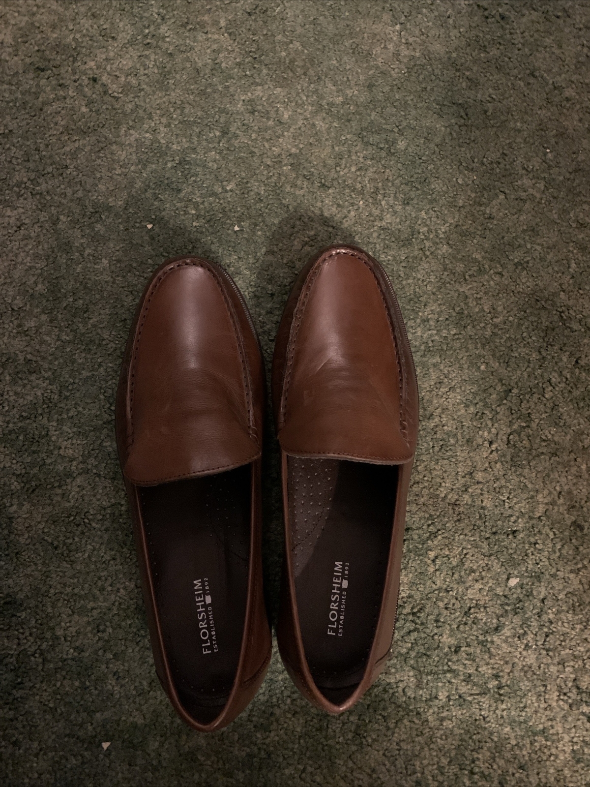 Florsheim Brown Leather Upper & Man made Soles XL Extra Light 11 EEE