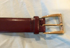 New Men's Alexander Julian Colours Belt, Size:  42, Brown Leather — photo 1