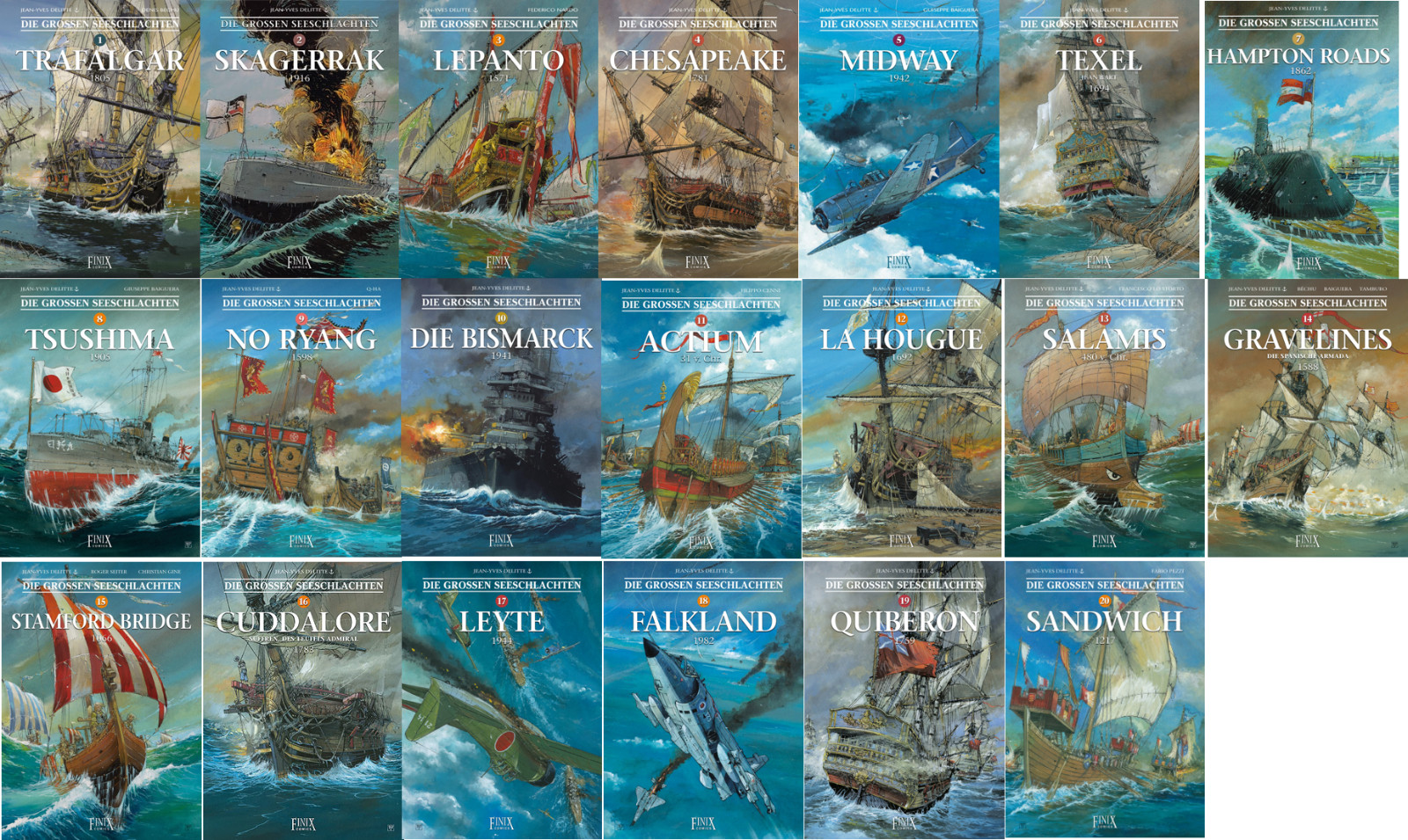 Thumbnail - Die Großen Seeschlachten (hardcover) 1-20 (aus Liste Wählen) -