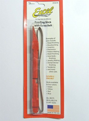 sanding excel stick