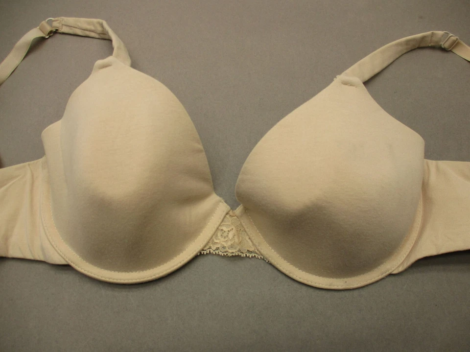 36C GILLIGAN&OMALLEY Womens Beige Lined Underwire Back Closure Nursing Bra 7I - Image 2 of 4