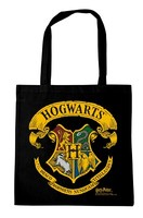 Logoshirt® Harry Potter - Hogwarts Logo - Baumwolltasche Stofftasche - Tote Bag