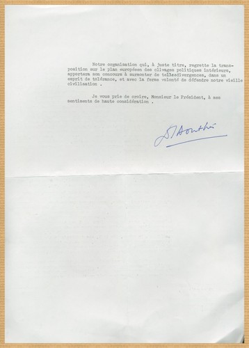 Léon Boutbien (1915-2001) - Politicien et résistant - Intéressante lettre signée - Picture 3 of 3