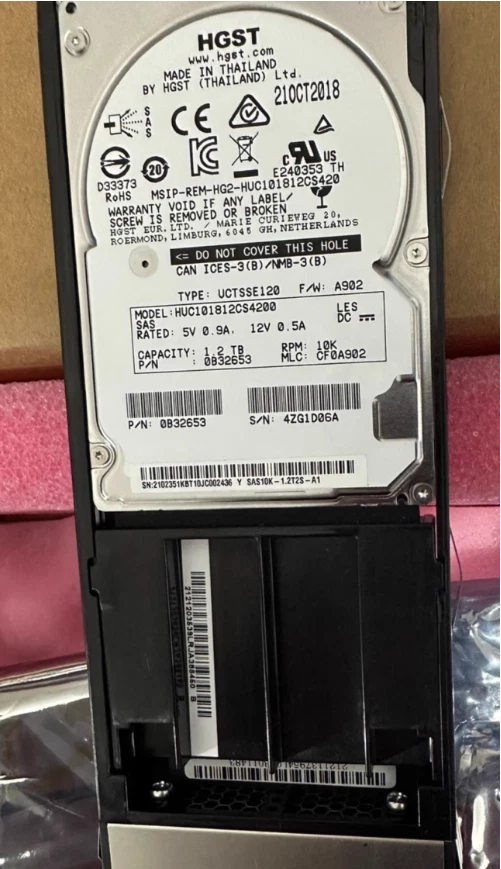 For Huawei 1.2Tb 10K SAS 2.5 02350CDV 5400RPM 4KN 5600 V3 5800 V3 - Image 2 of 2