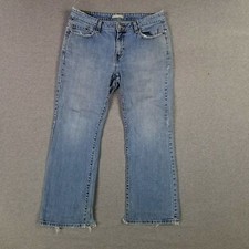 Vintage Levi's 515 Bootcut Size 14 Jeans Faded Broken In Distressed Worn Patina