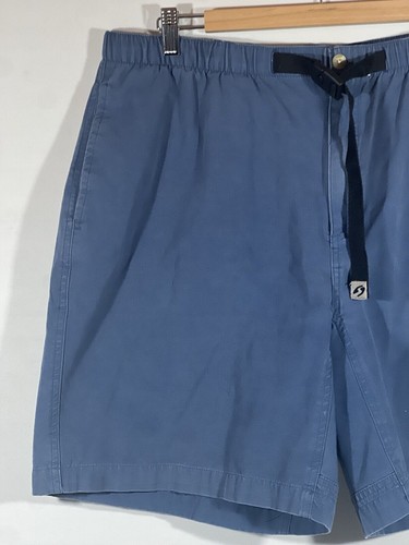 Sportif Hiking Shorts Mens Large Blue Belted Button Front Flat Front Casual - Picture 2 of 24