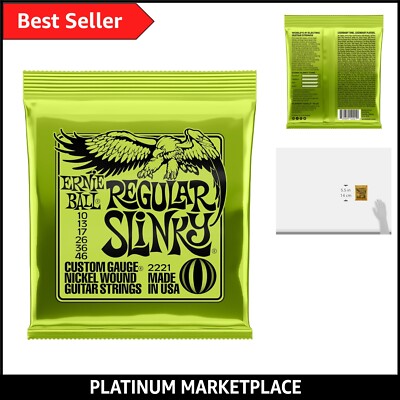 Normale Slinky nickelumwundene Saiten für E-Gitarre Stärke 10-46   Einzelpackung