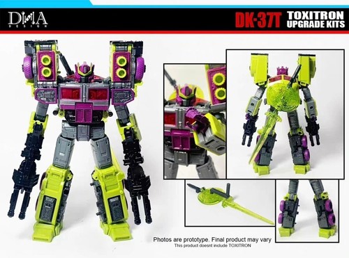 DNA Design DK-37T TOXITRON Upgrade Kits Mech Action Figure Model Accessories New - Picture 4 of 9