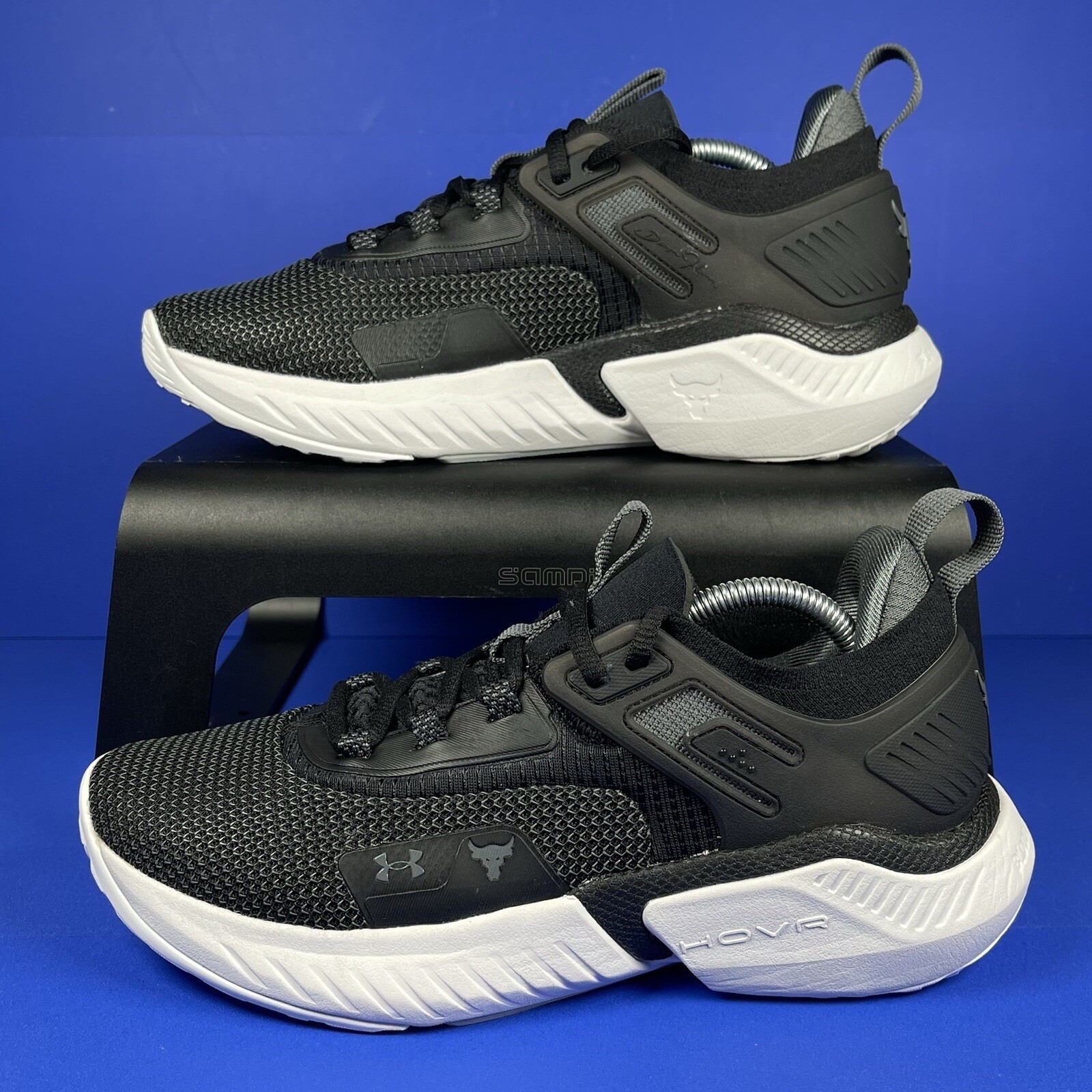 Under Armour Women's 9.5 Project Rock 5 Training Shoes Sneakers Black