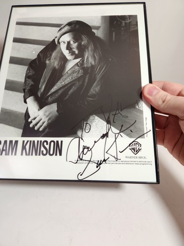 *LEGGI** Sam Kinison rara fotografia comica firmata 8x10 autografata originale - Foto 4 di 7