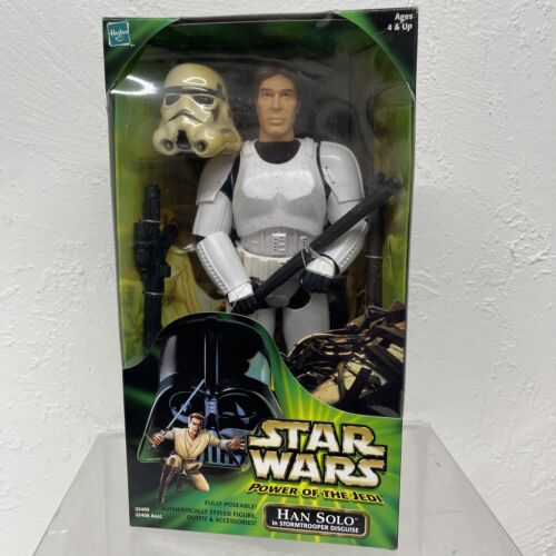 STAR WARS Power of the Jedi HAN SOLO in Stormtrooper Disguise 12" NEW 2001 - Picture 1 of 5