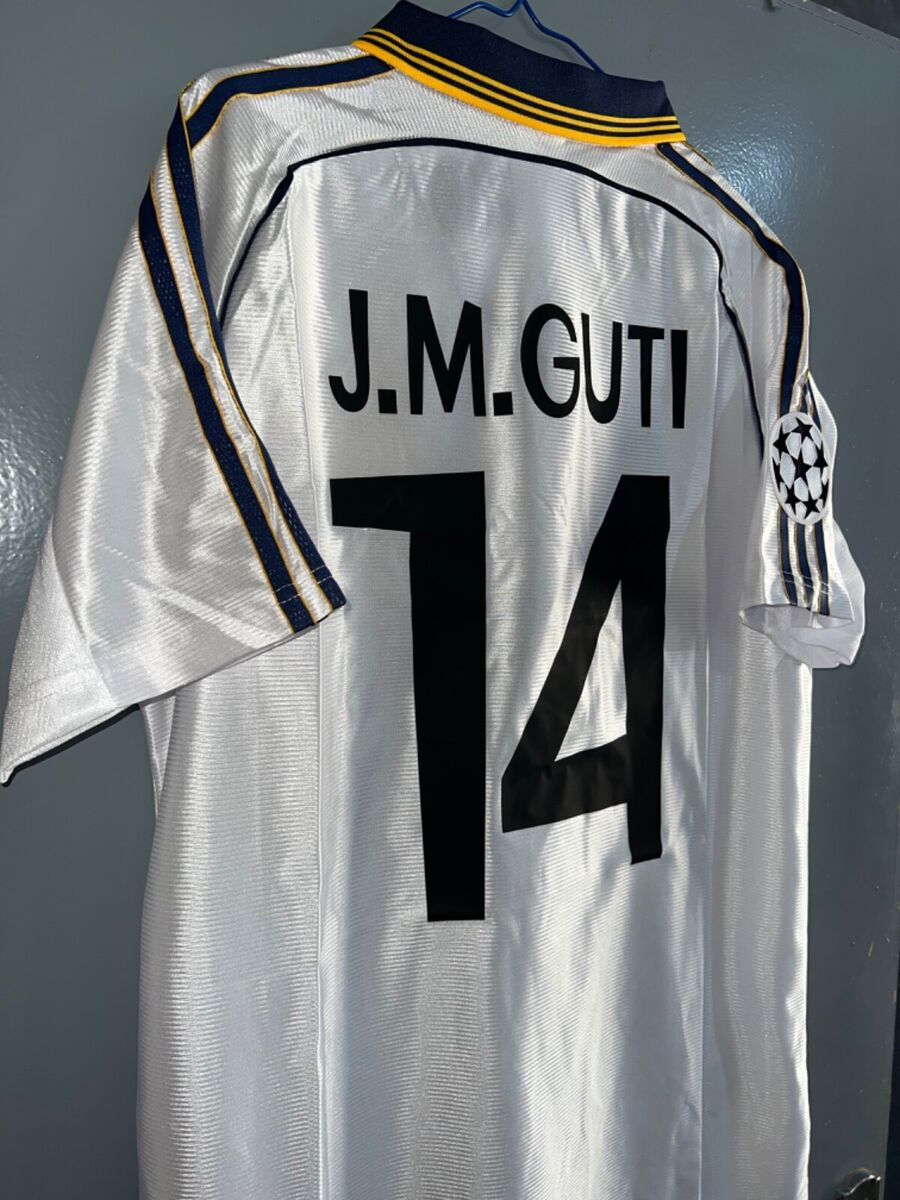 Real Madrid Jersey 99/00 J.M.Guti #14 | eBay Real Madrid Jersey 99/00 J.M.Guti #14 | eBay