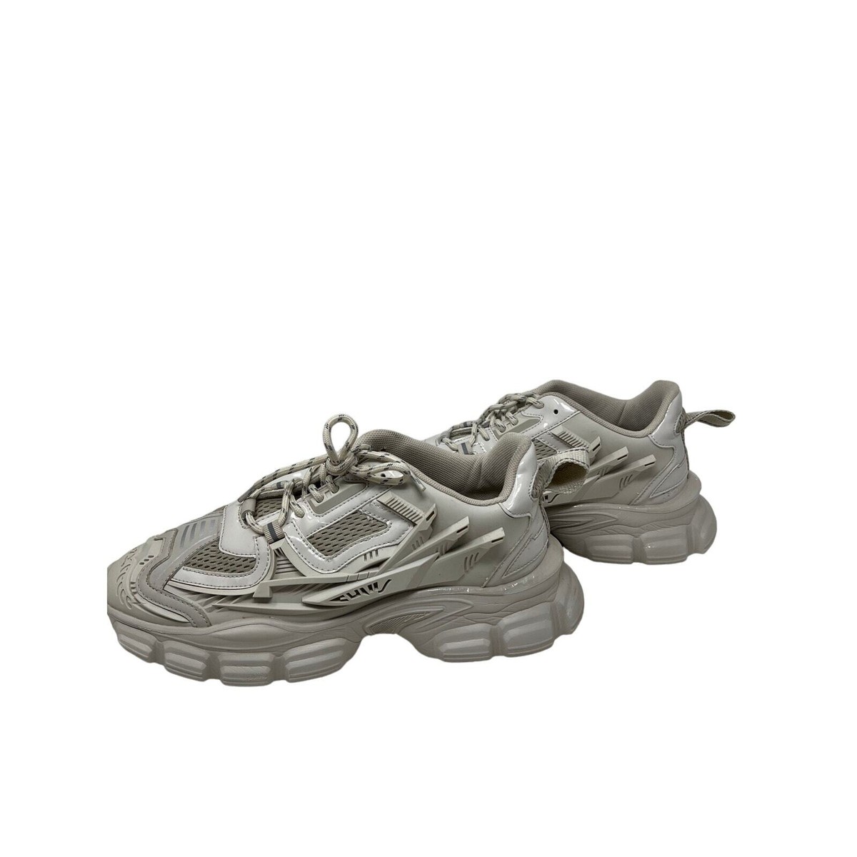 Steve Madden White on White Quantum Sneakers Mens 11 | eBay display picture 1