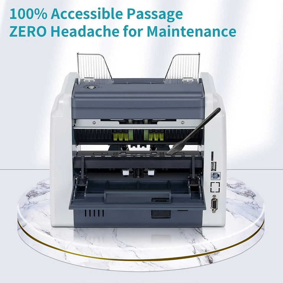 RIBAO BC-40 Máquina de Contador de Dinheiro de Denominação Mista Contagem de Valor Contador de Contas - Imagem 4 de 4
