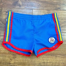 Vintage collectible Levi  s 1980 Olympic Games athletic shorts Kids M