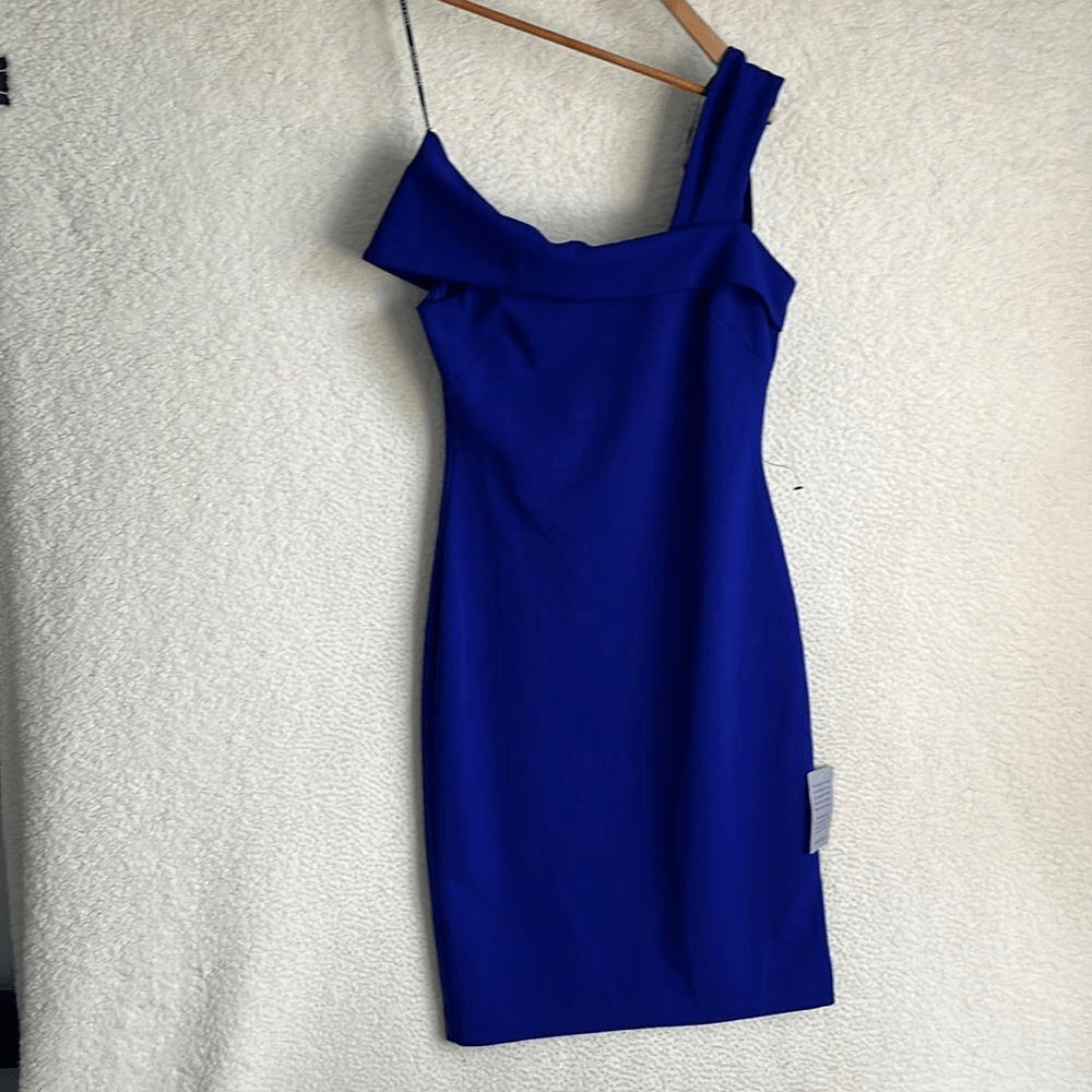 sandro blue dress Vince Camuto Women's Shoulder Bow Cocktail Party Mini Dress – Letay Store main image 0