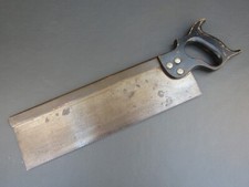 Vintage 14" brass backed tenon saw old tool by The Mowbray Saw