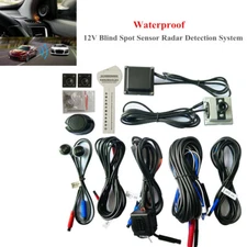 12V Blind Spot Sensor Radar Detection System Lane Change Drive Assistance Set