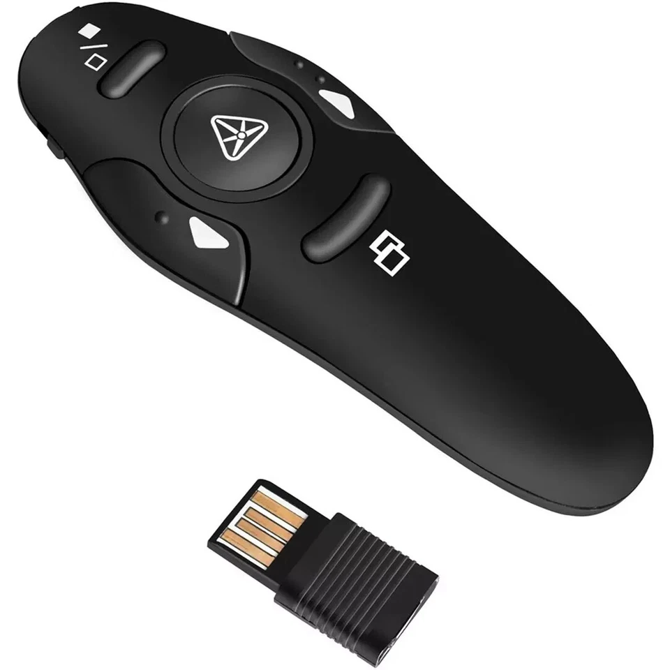 Power Point Presentation Remote Wireless USB PPT Presenter Laser Pointer Clicker - Image 2 of 4