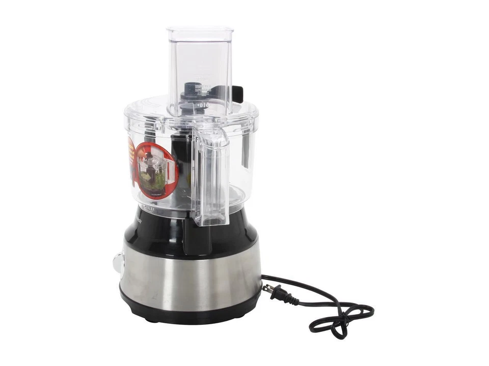 Hamilton Beach 70730 10-Cup Food Processor with Bowl Scraper, Black & Stainless - Image 3 of 4