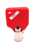R01 Milwaukee Husky Steel Glide Tool Box Replacement Key With RED Cap One Key