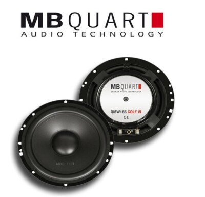 MB-Quart QMW165 Golf VI 165mm Lautsprecher Komponentensystem f. Polo 6R Scirocco