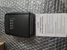 Puroma Key Lock Box Combination Lockbox Wall-Mounted Key Storage Box for House