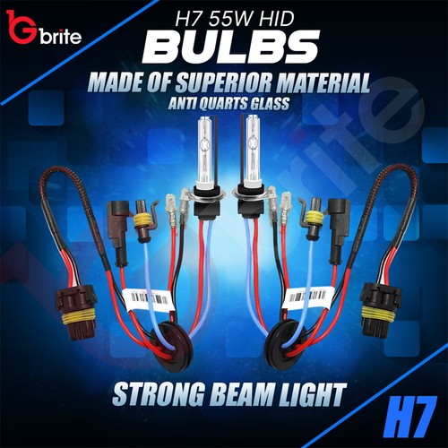 H7 55W 50W HID Xenon Bulbs Kit replacement 8000K 6000K 4300K 10,000K WHITE METAL - Picture 5 of 9