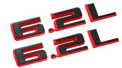 1pc Gloss Black 3.6 Badge Emblem – Rear Trunk Decklid Nameplate (Replaces 25841627)