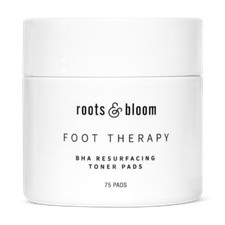roots  bloom FOOT THERAPY BHA Resurfacing Toner Pads 75 Pads 