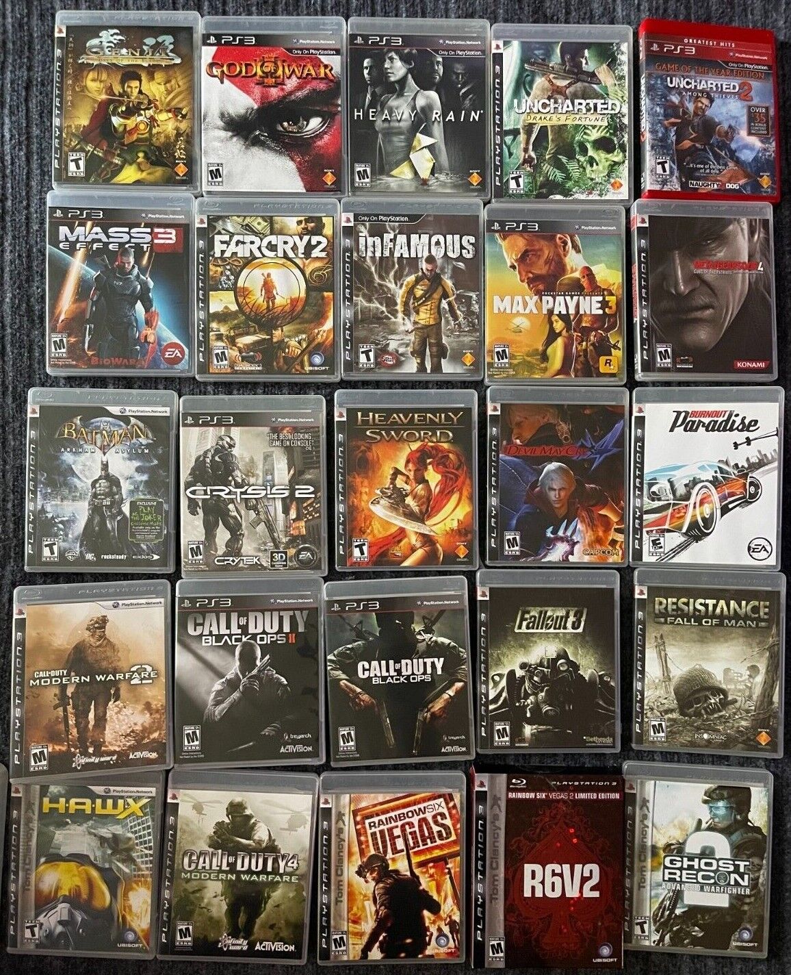 Lot of PS3 Used Games - 2008-2012 Sony PlayStation 3