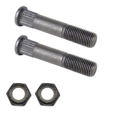 Replacement Skateboard Truck Kingpin and Nut 50mm Black Pound In 2-Pack